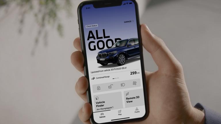 BMW companion applications integrate HERE location services to provide drivers mobile interface to their vehicles’ functions and status at any time.