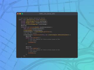 HERE Live sense SDK