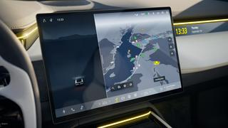 Fully electric Lotus Emeya navigates with precise mapping and advanced EV services from HERE