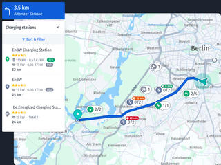 Predict range and charger availability