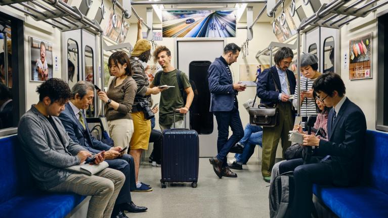 MaaSで最適化された電車出勤