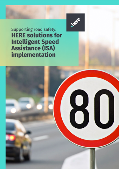 Supporting road safety: HERE solutions for ISA implementation