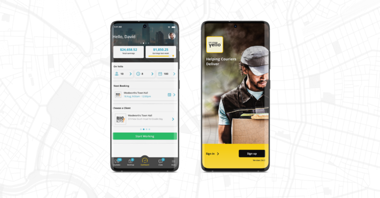 DriveYello phone