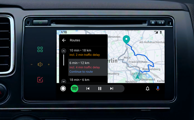 HERE WeGo Android Auto
