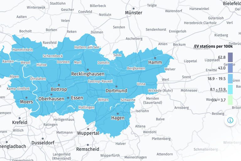 Ruhr EV Charging Stations